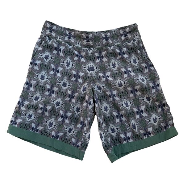 Tory Burch Pants - Tory Burch Merin Print Silk Shorts in Bedford Gray Womens Size 4
